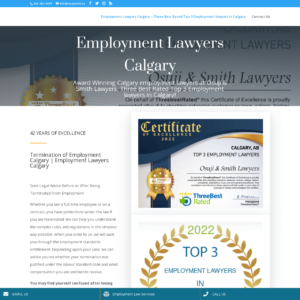 Employment Lawyers Calgary - Wrongful Dismissal Lawyers Calgary